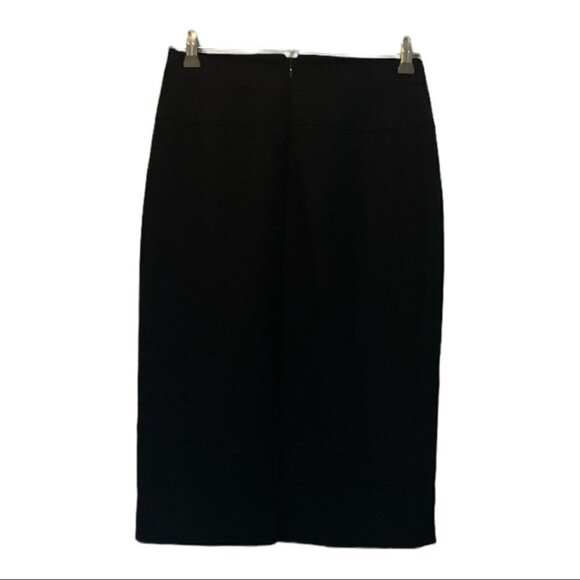 J Crew Navy Super 120s Wool Pencil Skirt - Flawed - Picture 2 of 10